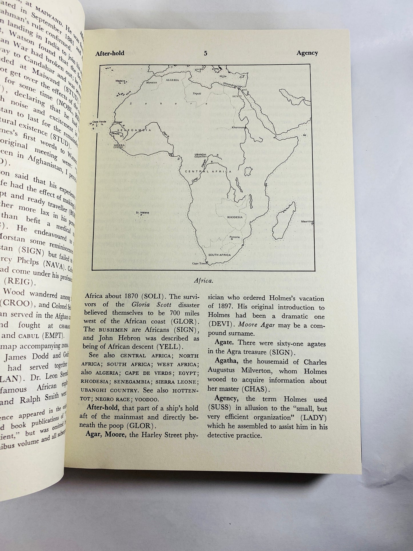 Sherlock Holmes Encyclopaedia Sherlockiana Vintage book of Sir Arthur Conan Doyle's famous charachter by Jack Tracy circa 1987