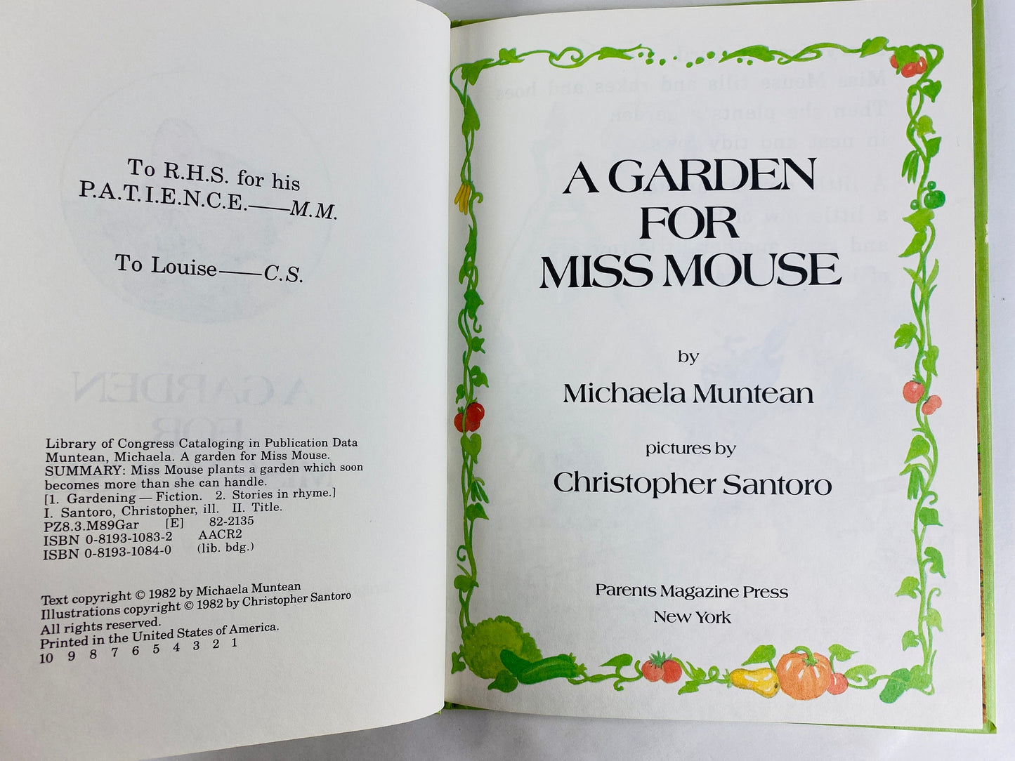 MacGoose Willy Bear Milk & Coookies Golly Gump Swallowed Fly Goat Parade Miss Mouse Vintage Parent's Magazine Reader book circa 1982