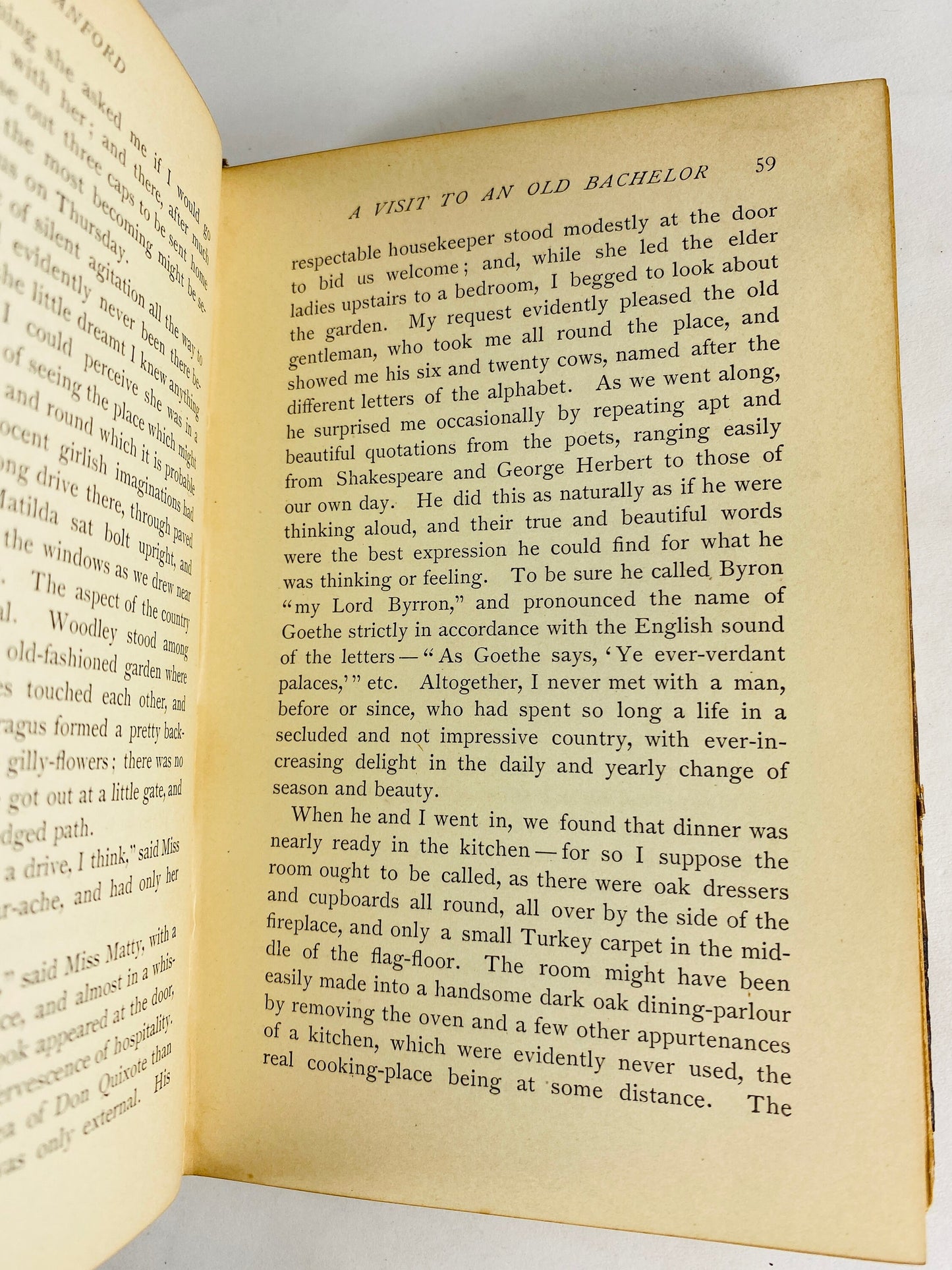 Cranford by Elizabeth Gaskell circa 1892 Adapted for the BBC series. FANTASTIC ANTIQUE vintage book gift for any British show fan!