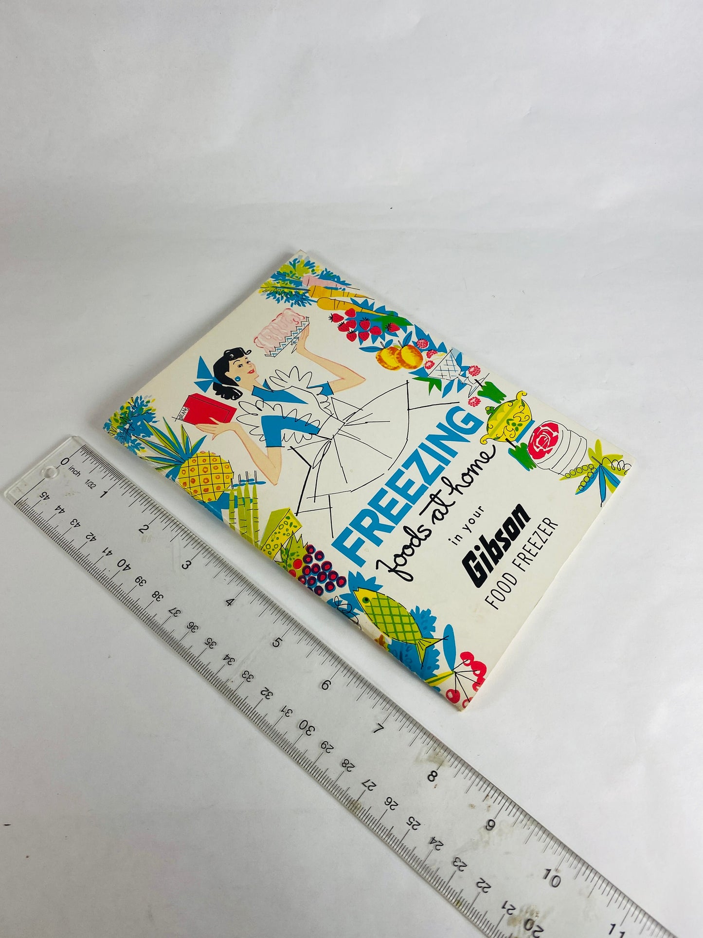 1959 Freezing Foods at Home in your Gibson Freezer vintage Owners Manual Retro kitchen collectible
