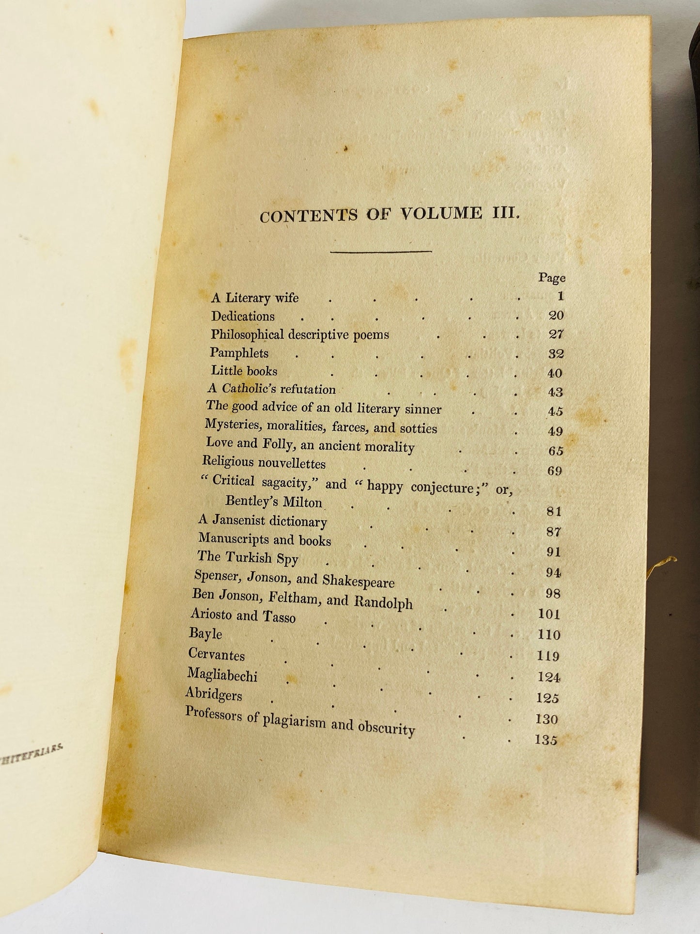 1823 Curiosities of Literature by Isaac Disraeli GORGEOUS brown full leather binding antique London book set vintage home decor