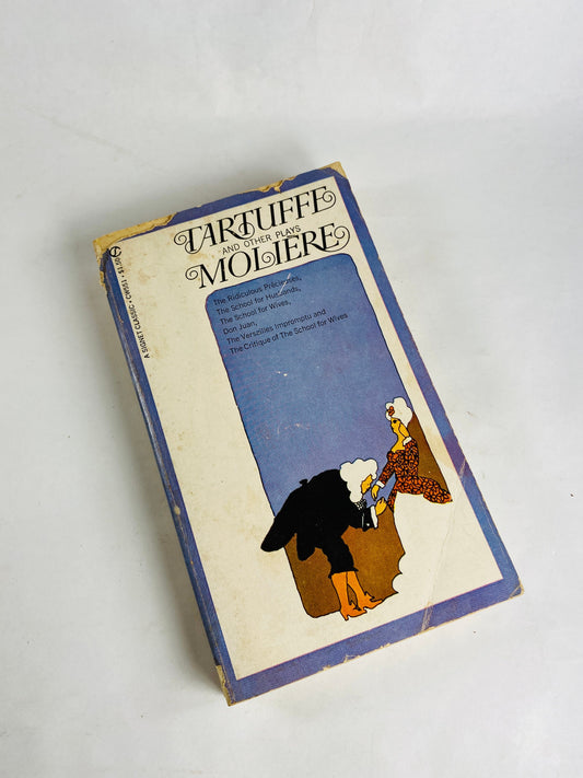 Moliere Plays Vintage Signetpaperback book circa 1967 High Brow Ladies, School for Wives, Tartuffe, Miser