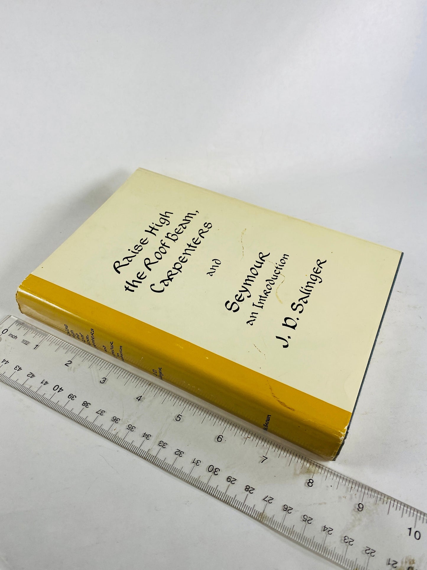 1959 Raise High the Roof Beam, Carpenters and Seymour FIRST EDITION Vintage book by JD Salinger with dust jacket circa 1959.