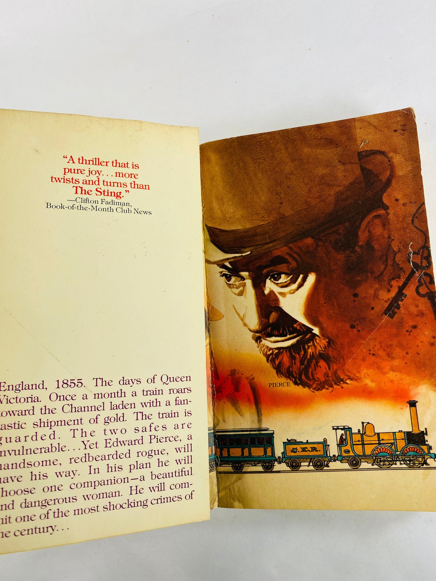 Great Train Robbery by Michael Crichton Early PRINTING vintage paperback book circa 1976