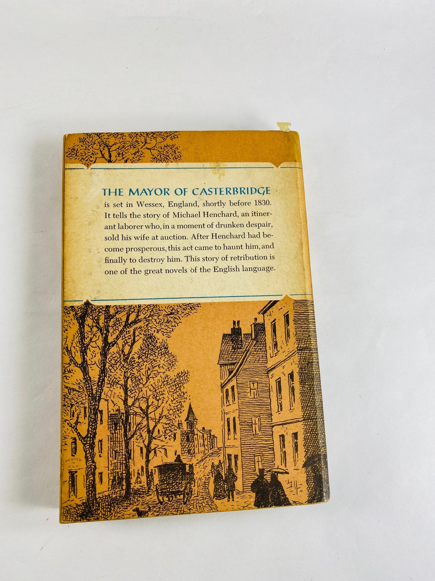 Mayor of Casterbridge by Thomas Hardy Vintage paperback book circa 1969 Masterpiece with deep characters and their internal struggle