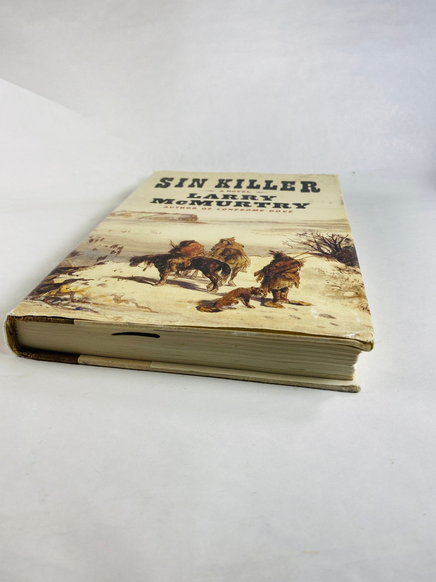 Sin Killer by Larry McMurtry Vintage FIRST EDITION book Berrybend Narratives Pulitzer Prize author Western Texas Ranger home decor