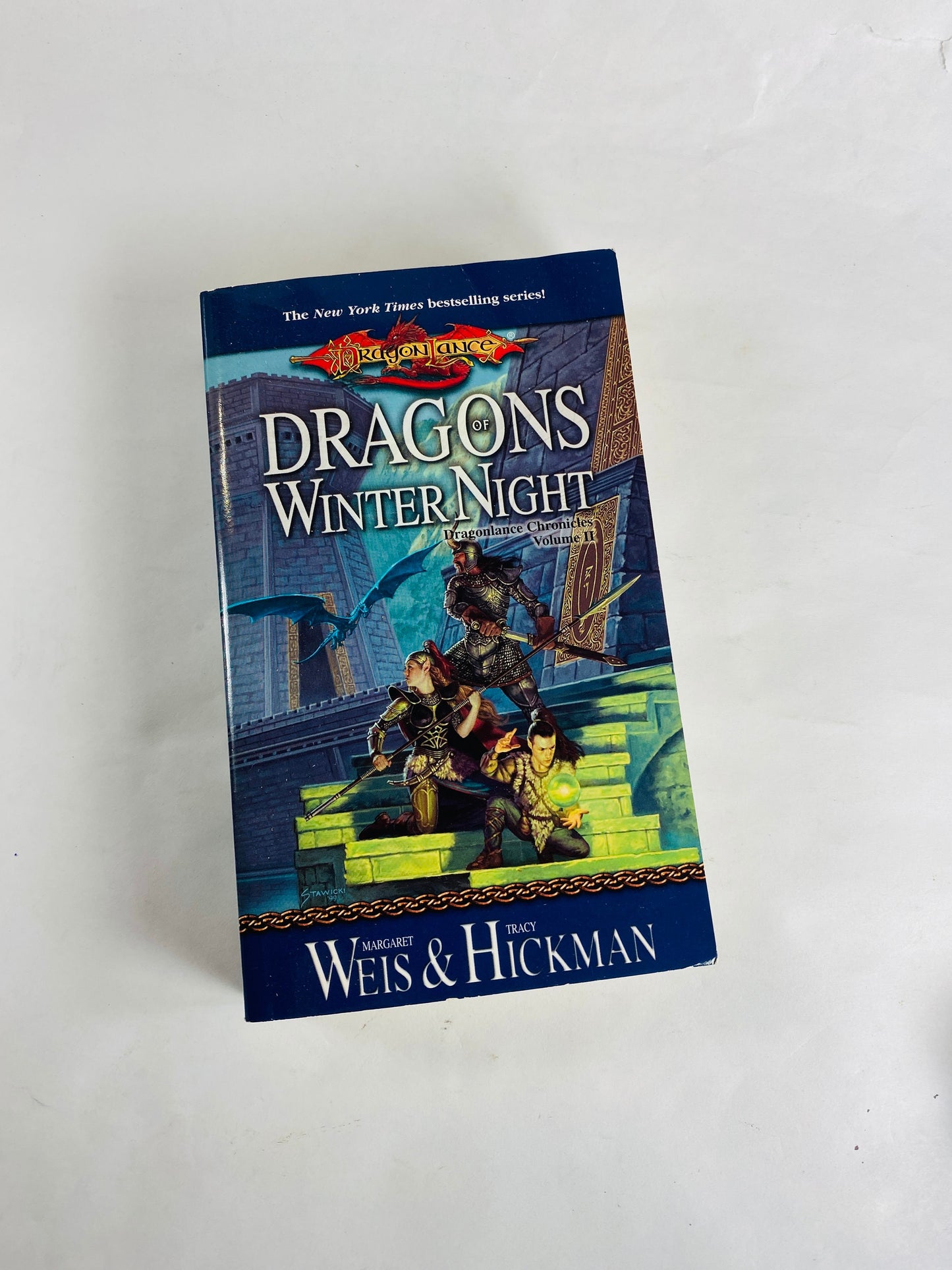 Dragonlance Chronicles Dragons of Winter Night Lost Star vintage paperback books by Weis & Hickman circa 2000. War of Souls