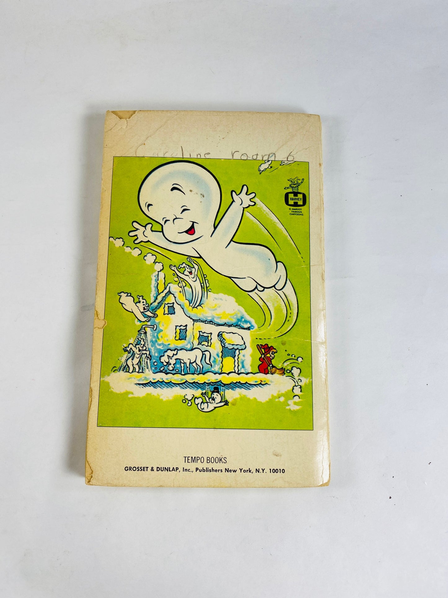 Casper the Friendly Ghost vintage paperback book Ghost Stories circa 1973 Comic strip about a happy little ghost and friends.