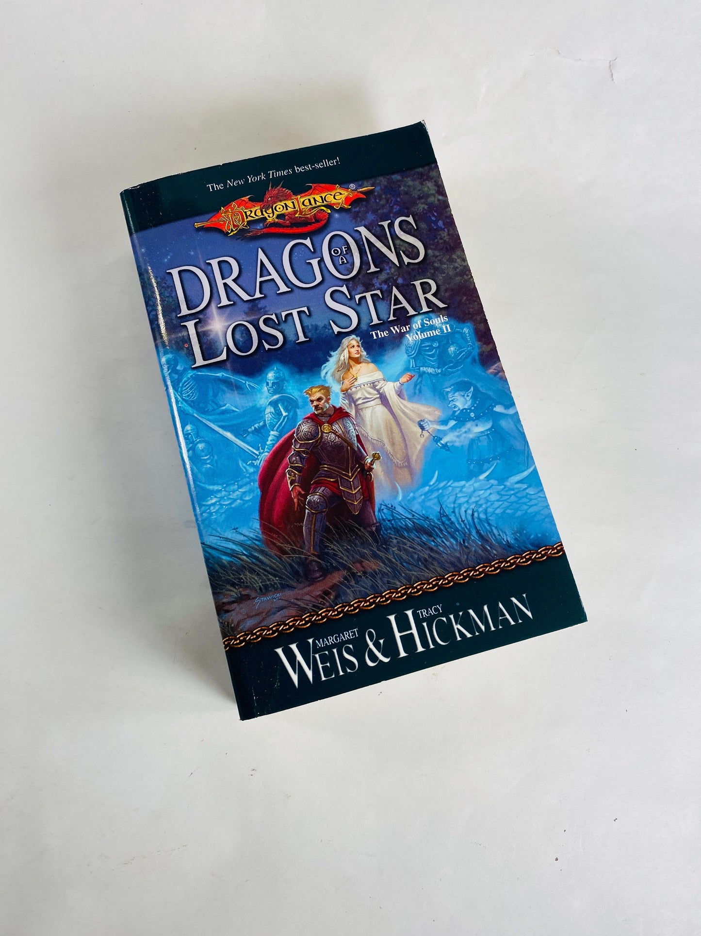 Dragonlance Chronicles Dragons of Winter Night Lost Star vintage paperback books by Weis & Hickman circa 2000. War of Souls