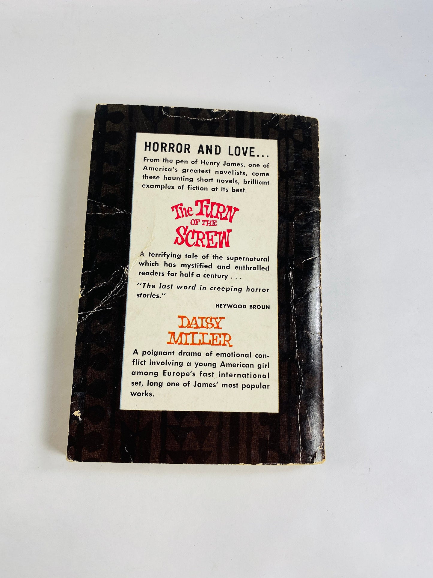 Henry James Turn of the Screw and Daisy Miller vintage Dell paperback book circa 1956 Haunting stories of Gothic supernatural ghosts