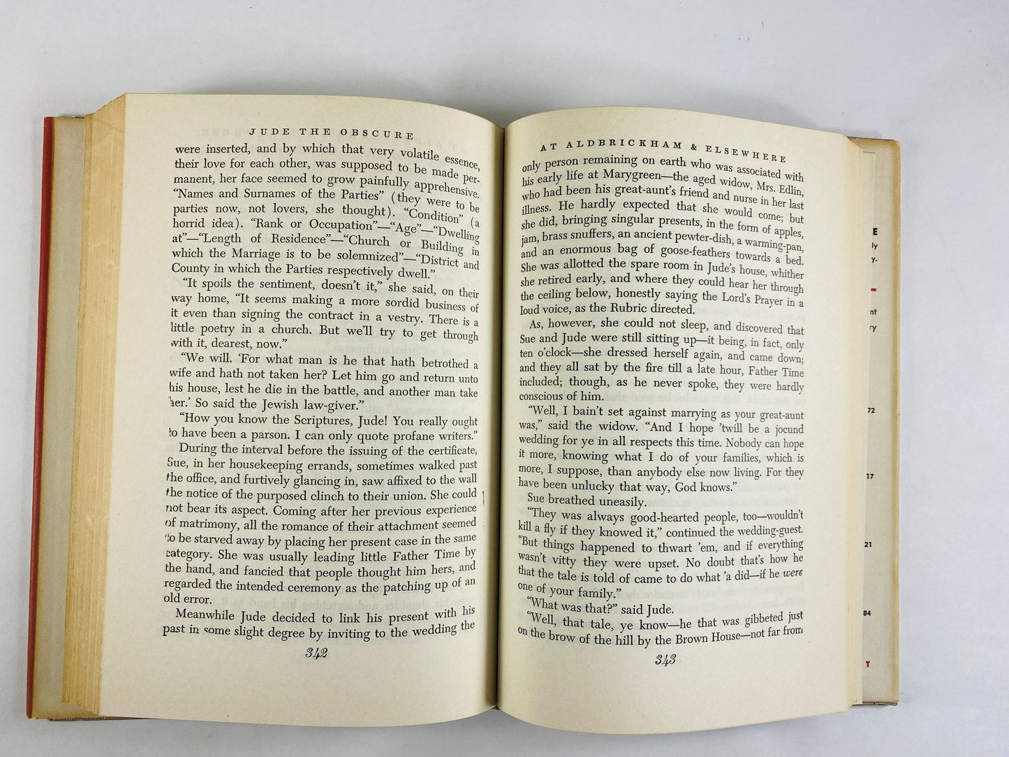 1941 Jude the Obscure by Thomas Hardy Vintage Modern Library book about a man who falls in love with a sensitive, freethinking 'New Woman'.