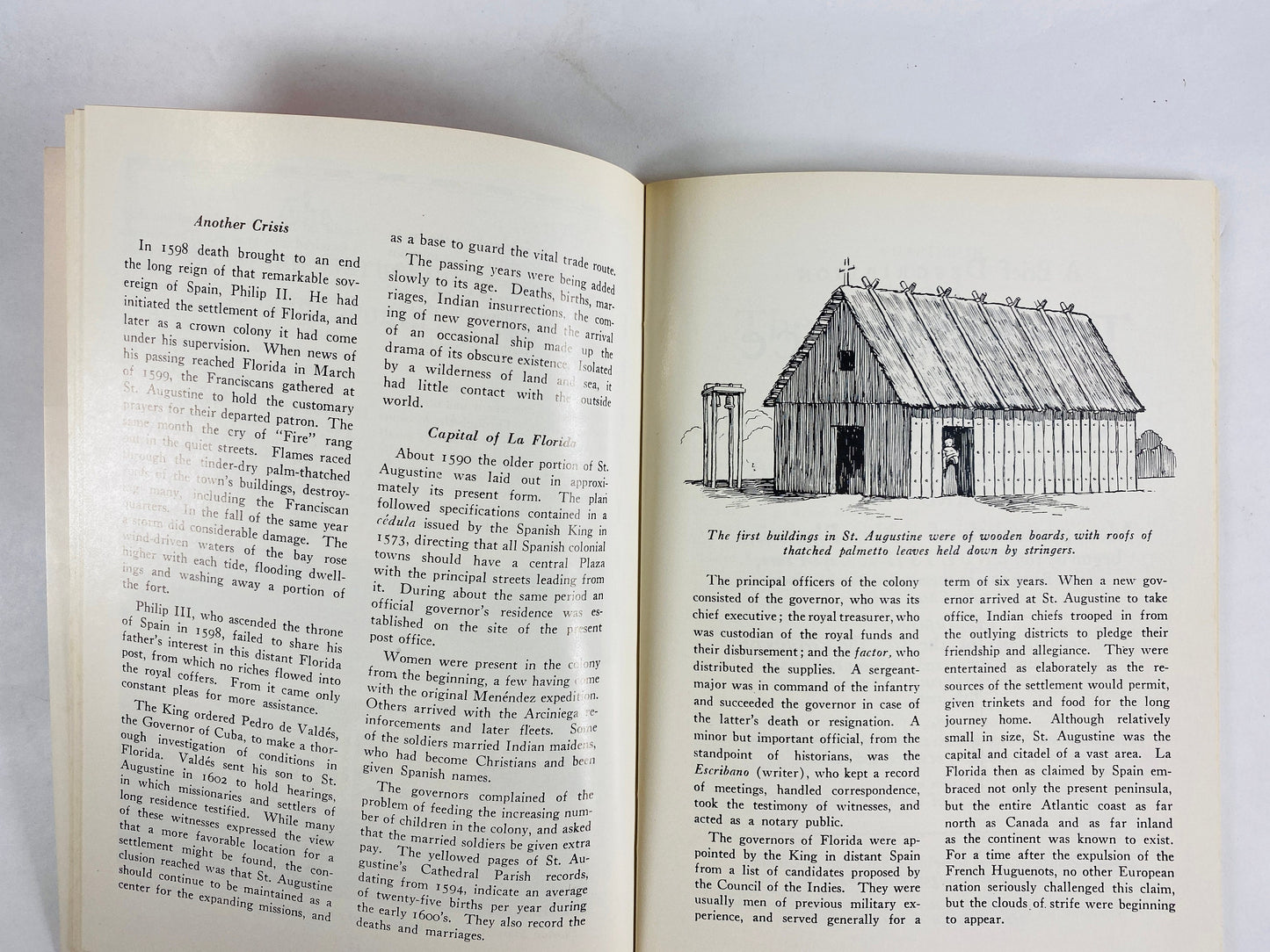 Florda's Colonial Capital St Augustine history vintage booklet circa 1975 by JT Van Campen & Historical Society