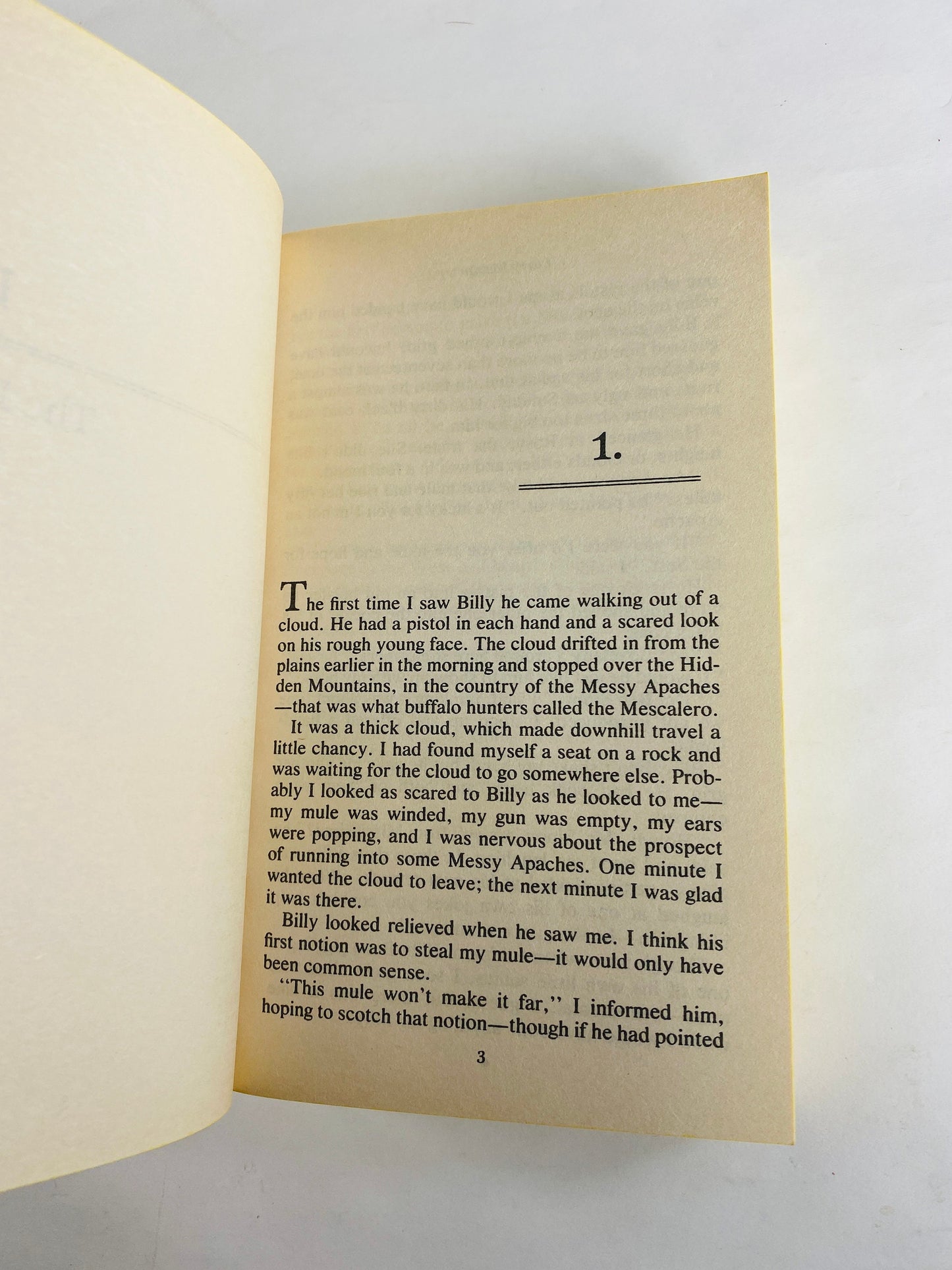 1988 Larry McMurtry Anything for Billy FIRST PRINTING vintage paperback book about Billy the Kid outlaw Texas