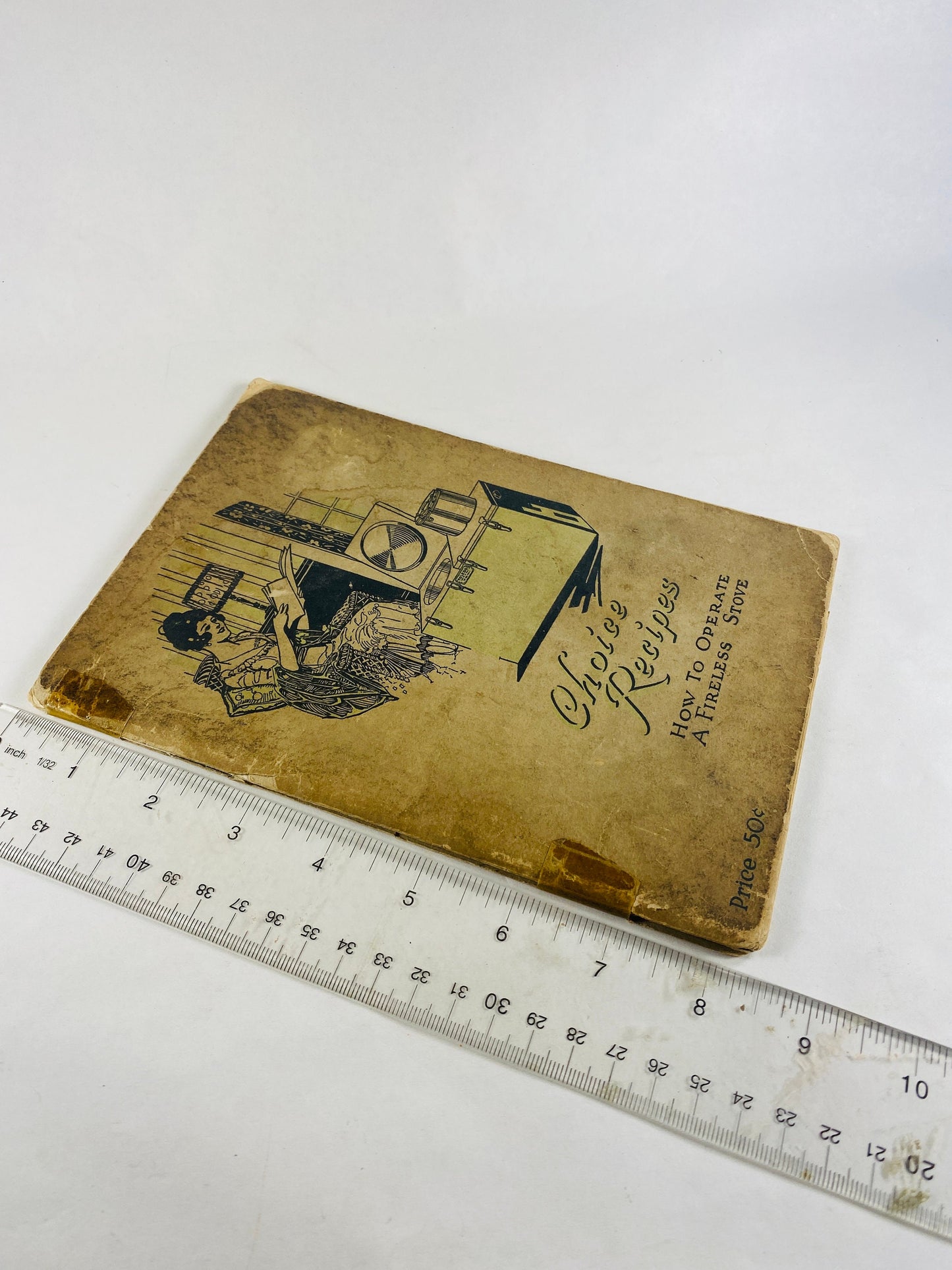 1919 Fireless Stove Vintage owners guide cookbook for Toledo Fireless Cookstove ranges Paperback manual stove oven retro kitchen