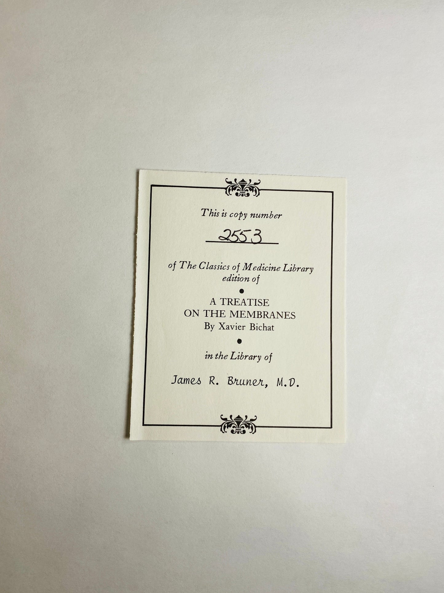 Treatise on the Membranes vintage book GORGEOUS rich brown leather cover embossed gold Xav Bichat Surgery Medicine Physician Doctor