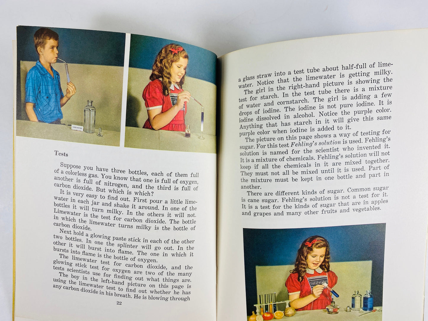 What Things are Made Of vintage booklet by Bertha Morris Parker circa 1958 Retro science elementary school book prop set decor lab