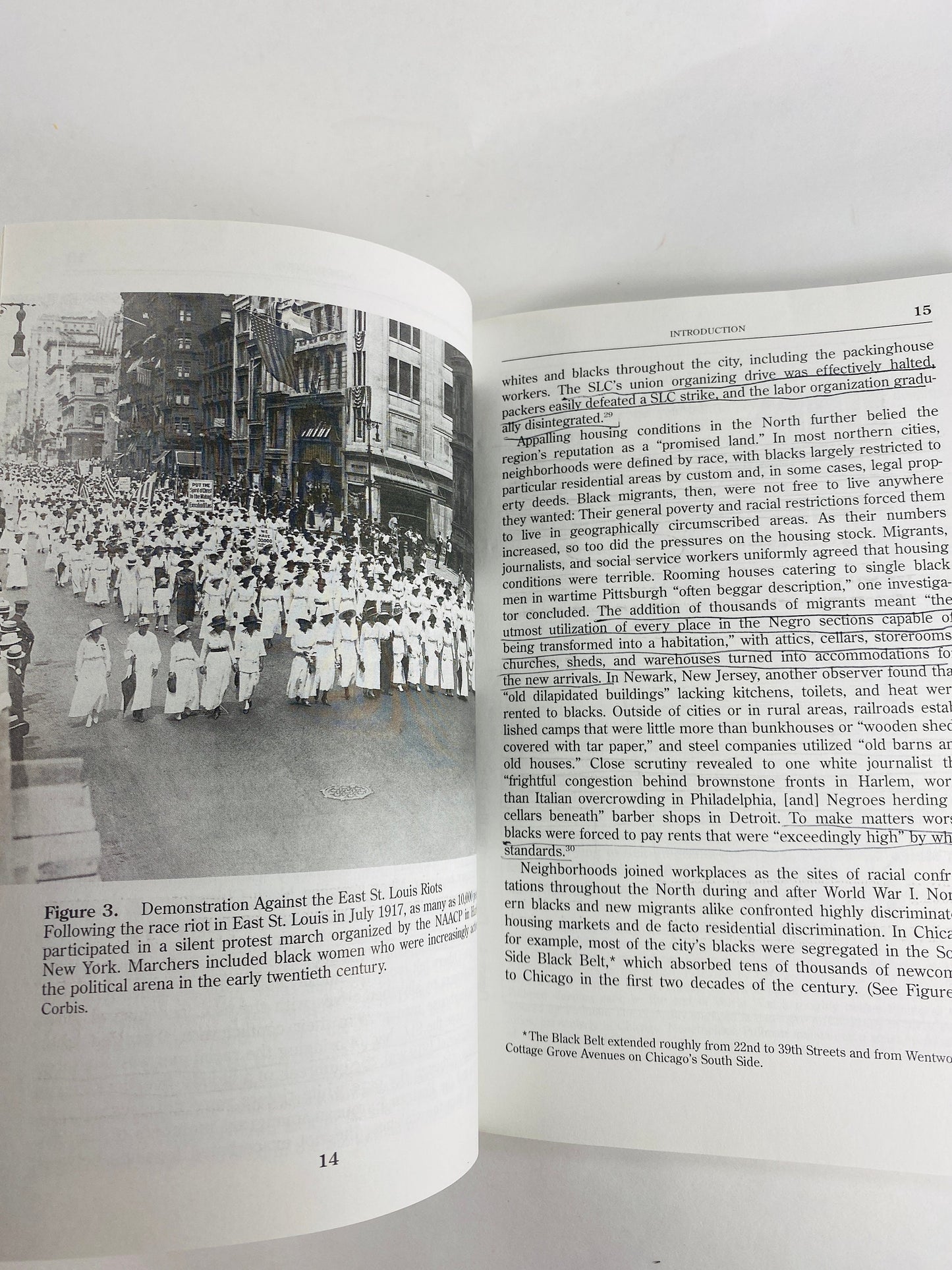 Black Protest and the Great Migration vintage paperback book by Eric Arnesen about the history of race and labor