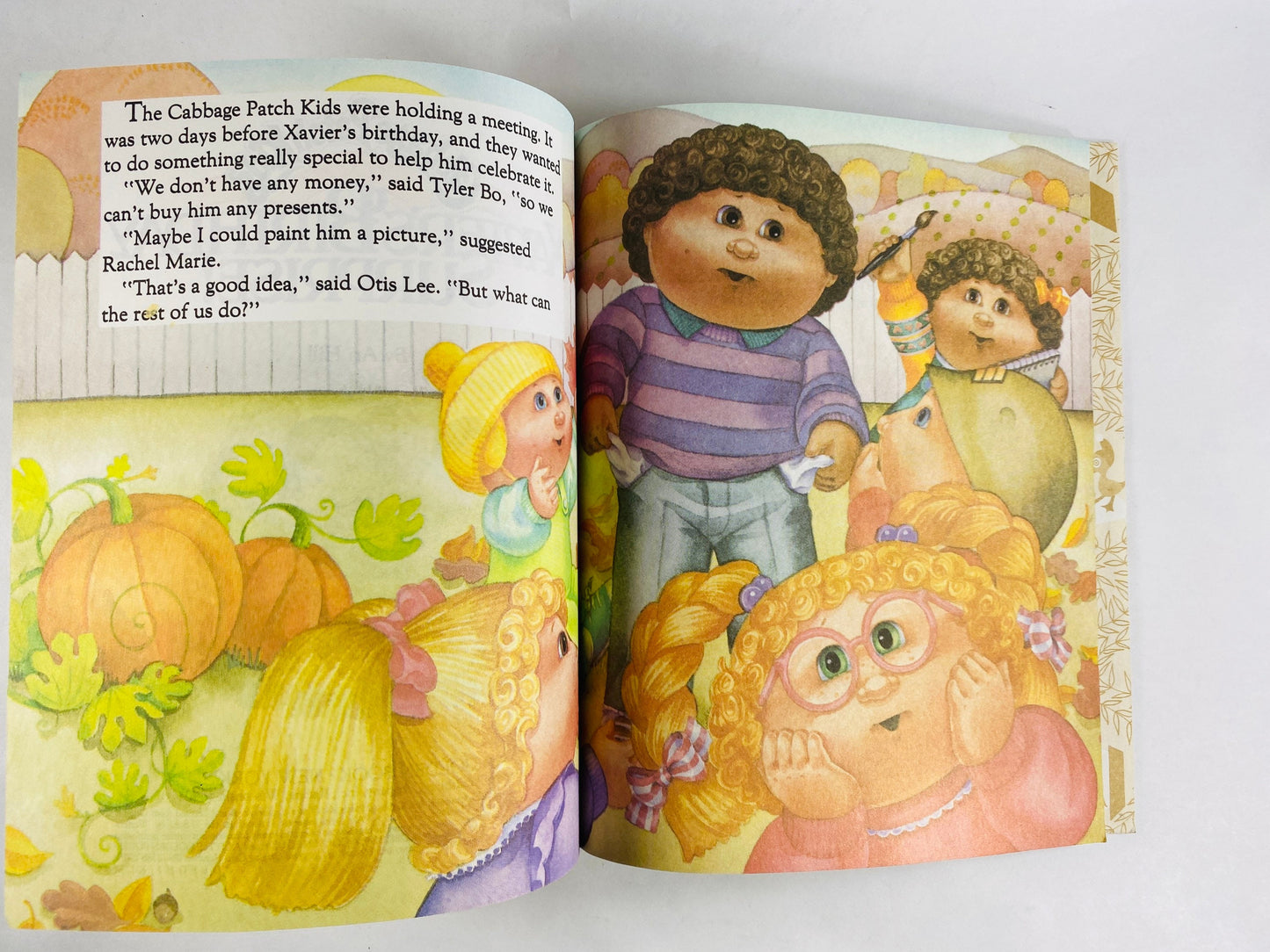 Cabbage Patch Kids vintage Little Golden Book 1980s stocking stuffer Xavier’s Birthday Surprise