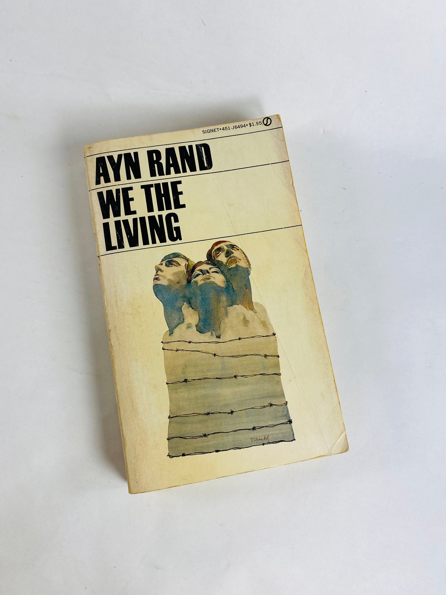 1960s Ayn Rand Fountainhead Anthem We the Living vintage Signet paperback book EARLY PRINTING philosophy Objectivism Night of January 16th