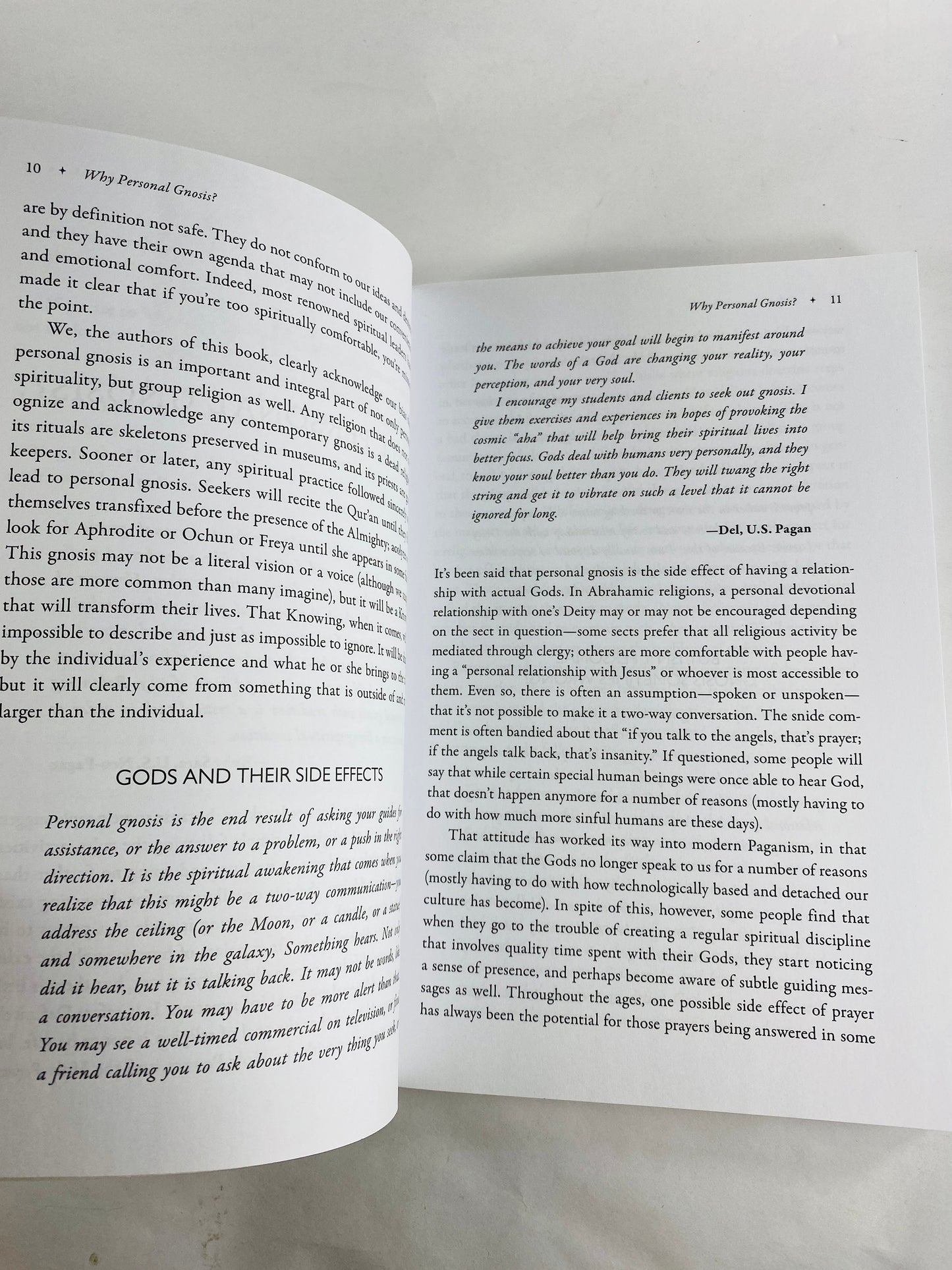 Talking to the Spirits vintage occult book Personal Gnosis in Pagan religion Afterlife Spiritualism clairvoyance
