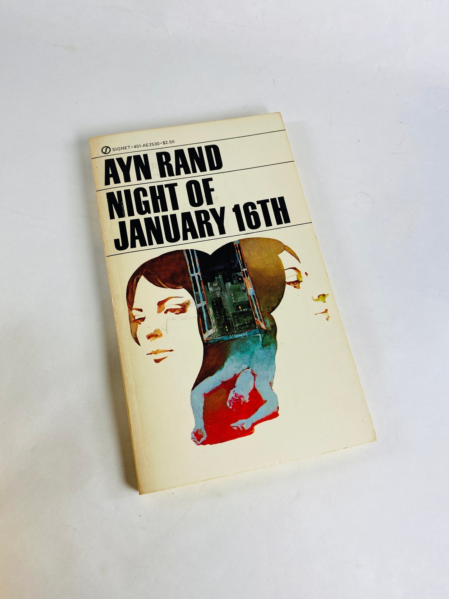 1960s Ayn Rand Fountainhead Anthem We the Living vintage Signet paperback book EARLY PRINTING philosophy Objectivism Night of January 16th