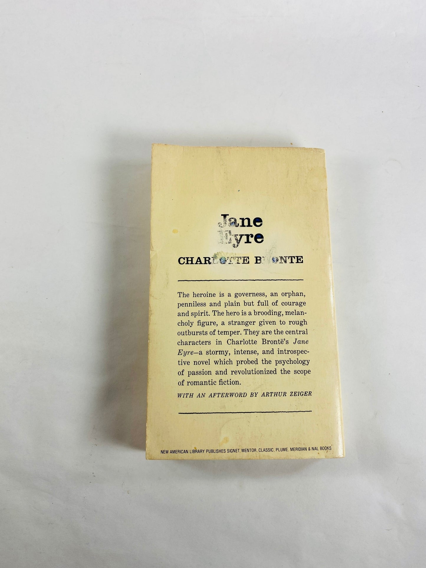 1960 Jane Eyre by Carlotte Bronte Signet paperback book New American Library