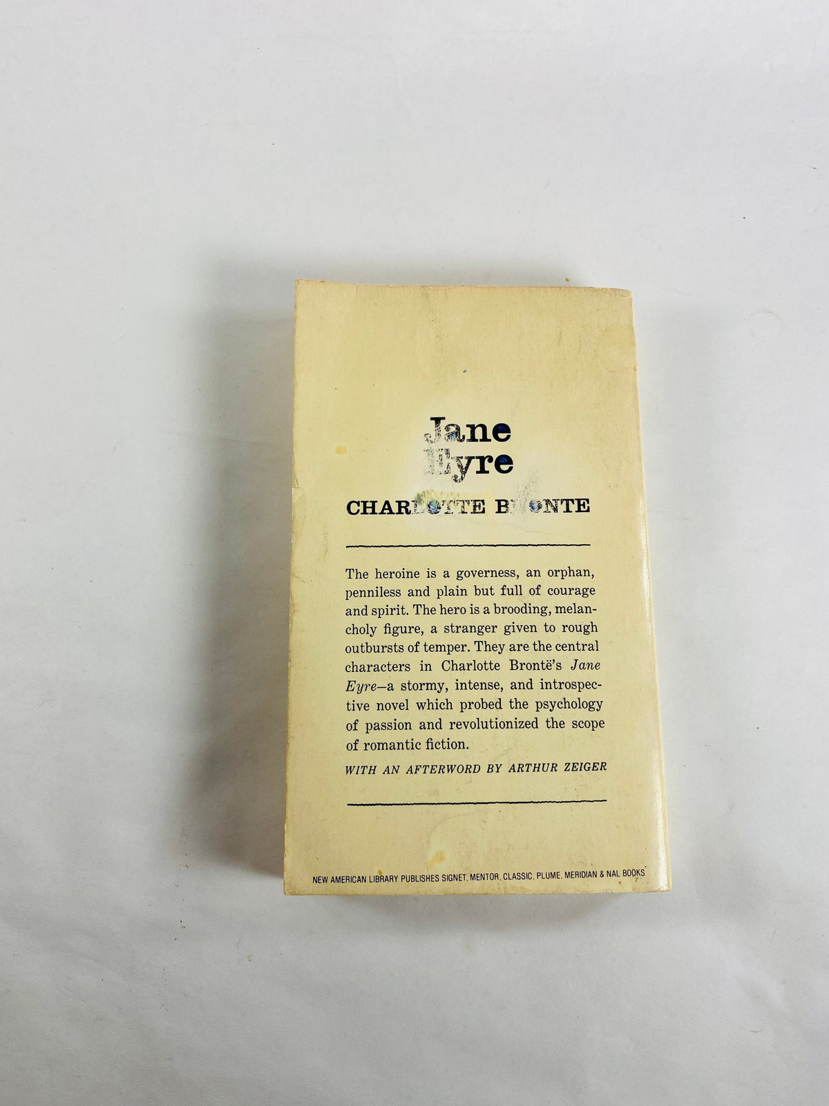 1960 Jane Eyre by Carlotte Bronte Signet paperback book New American Library