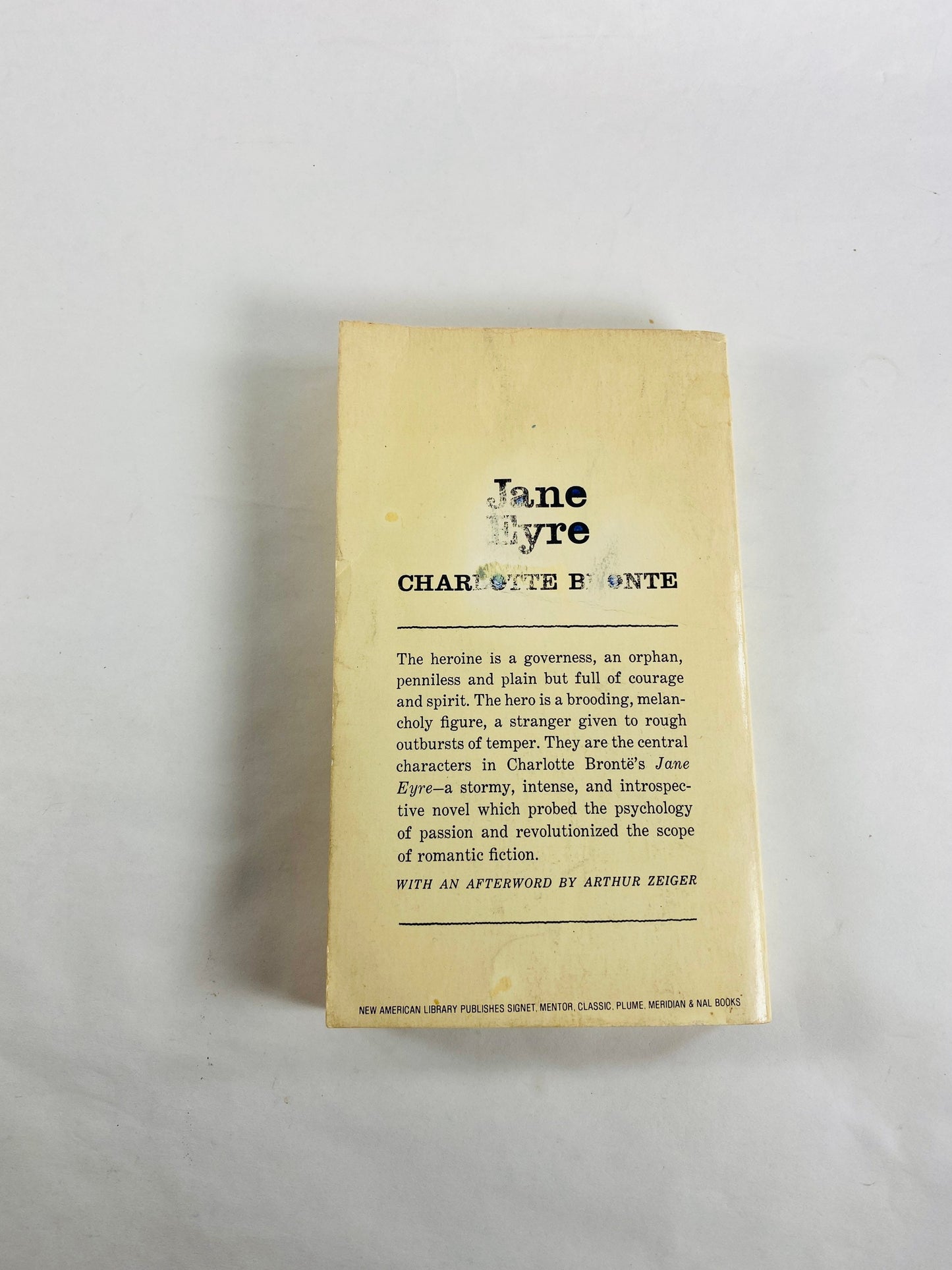 1960 Jane Eyre by Carlotte Bronte Signet paperback book New American Library