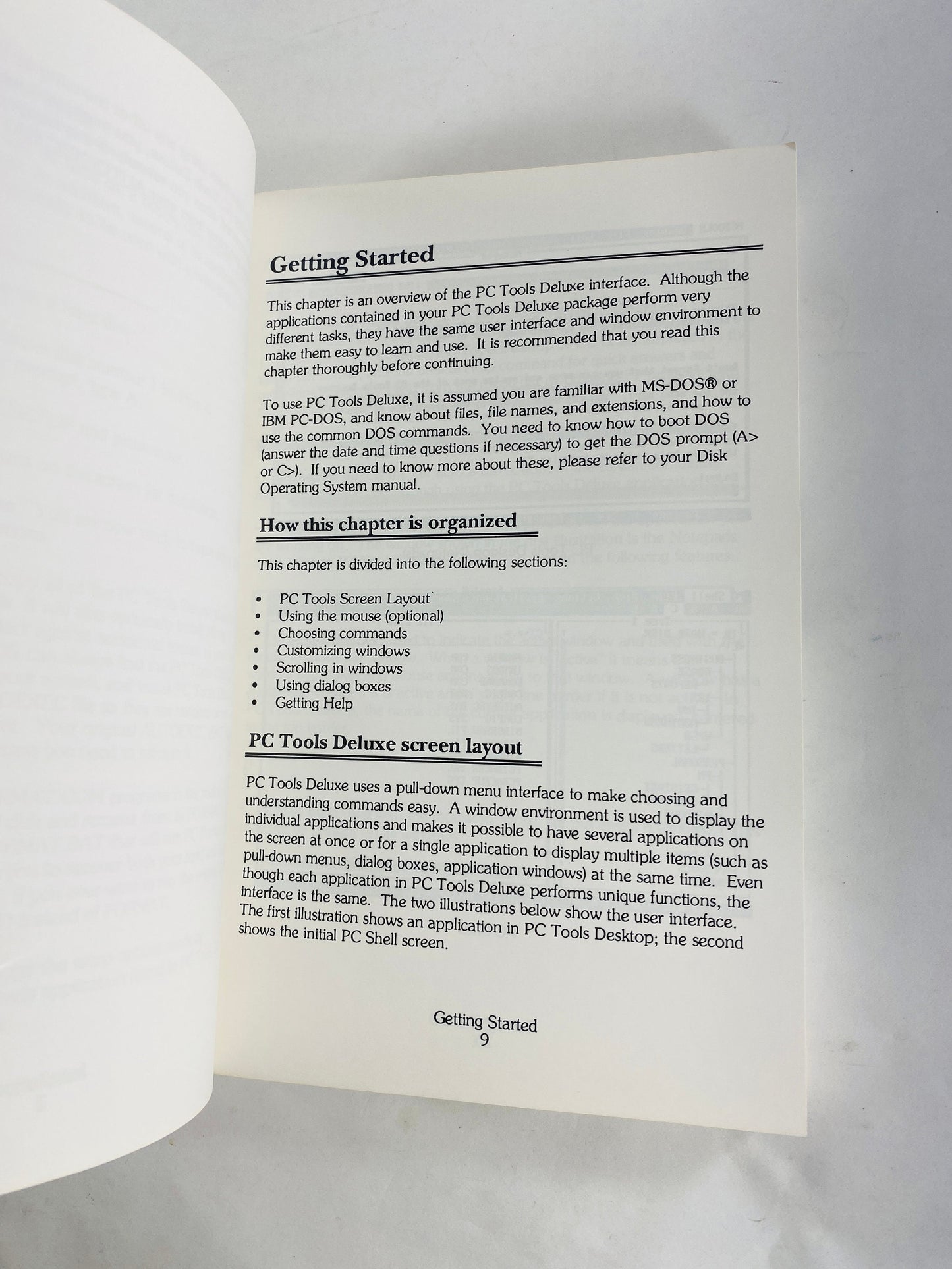 PC Tools Deluxe vintage paperback book version 5 by Central Point Software Word Perfect IBM PS/2