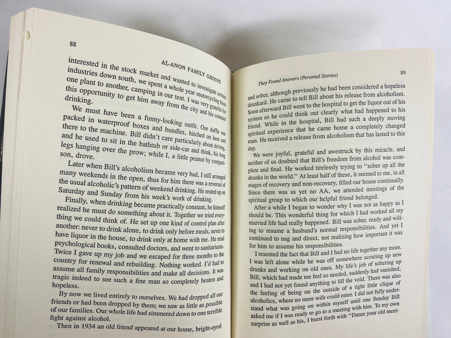 Al-Anon Family Groups vintage book circa 1984 Alcoholics Anonymous Recovery, Addiction, AA, Al-Anon, sobriety, gift.