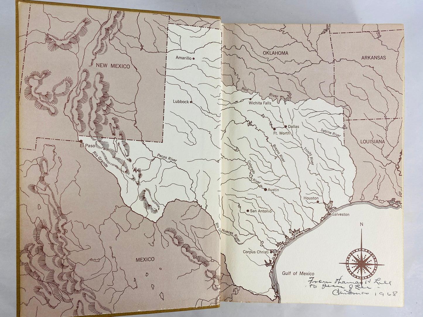 SIGNED TR Fehrenbach Lone Star vintage book History of Texas and the Texans FIRST Edition circa 1968