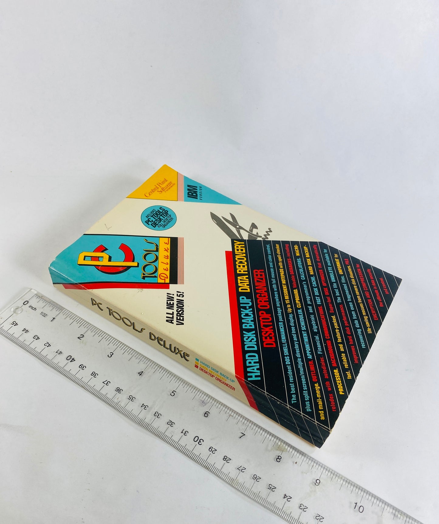 PC Tools Deluxe vintage paperback book version 5 by Central Point Software Word Perfect IBM PS/2