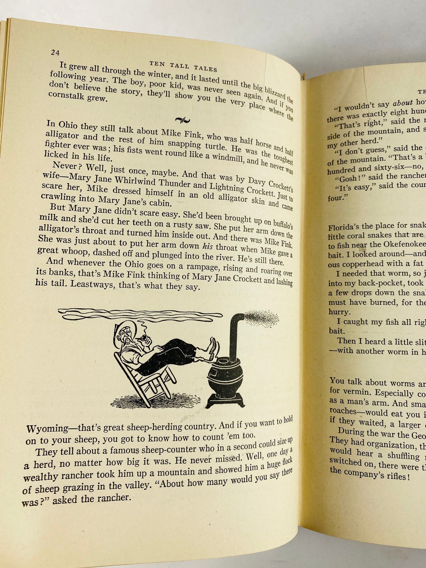1946 Louis Untermeyer vintage FIRST EDITION book featuring Mark Twain Nash, Robert Frost, Oliver Holmes, Lewis Carroll. Blue home decor