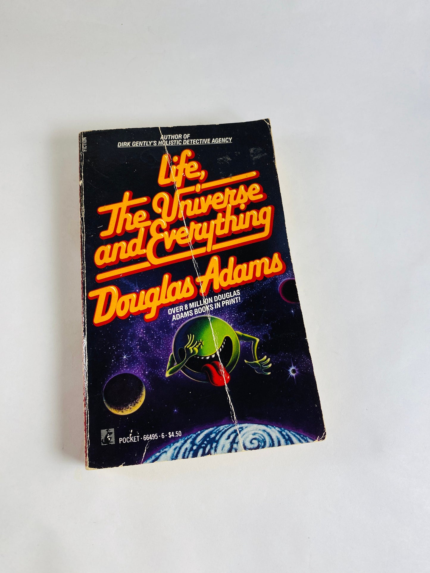 1981 Hitchhiker's Guide to the Galaxy vintage Douglas Adams paperback book FIRST printing Life Universe Everything Restaurant Universe Fish
