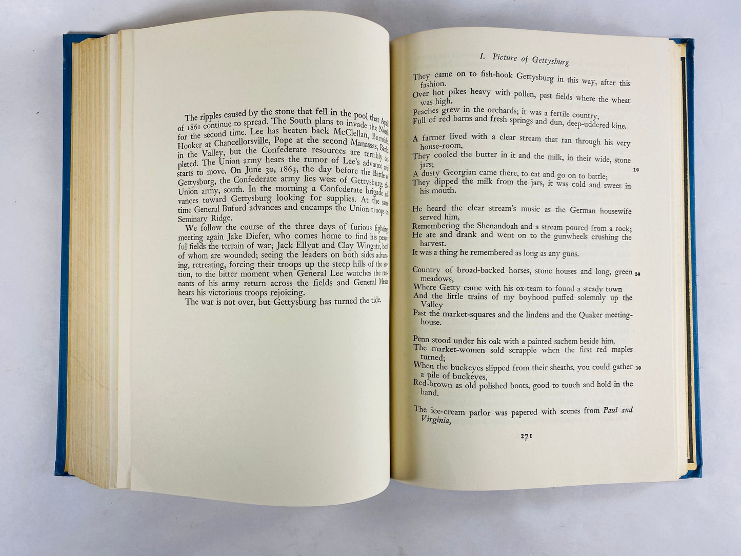 John Brown's Body Vintage book circa 1959 by Stephen Vincent Benet. Epic poem about abolitionist who raided Harpers Ferry. Civil War