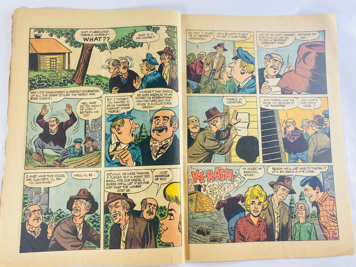 Beverly HillBillies comic book circa 1966 No 12 March Silver Age Dell advertising retro collectible gift 1960s Father's Day gift