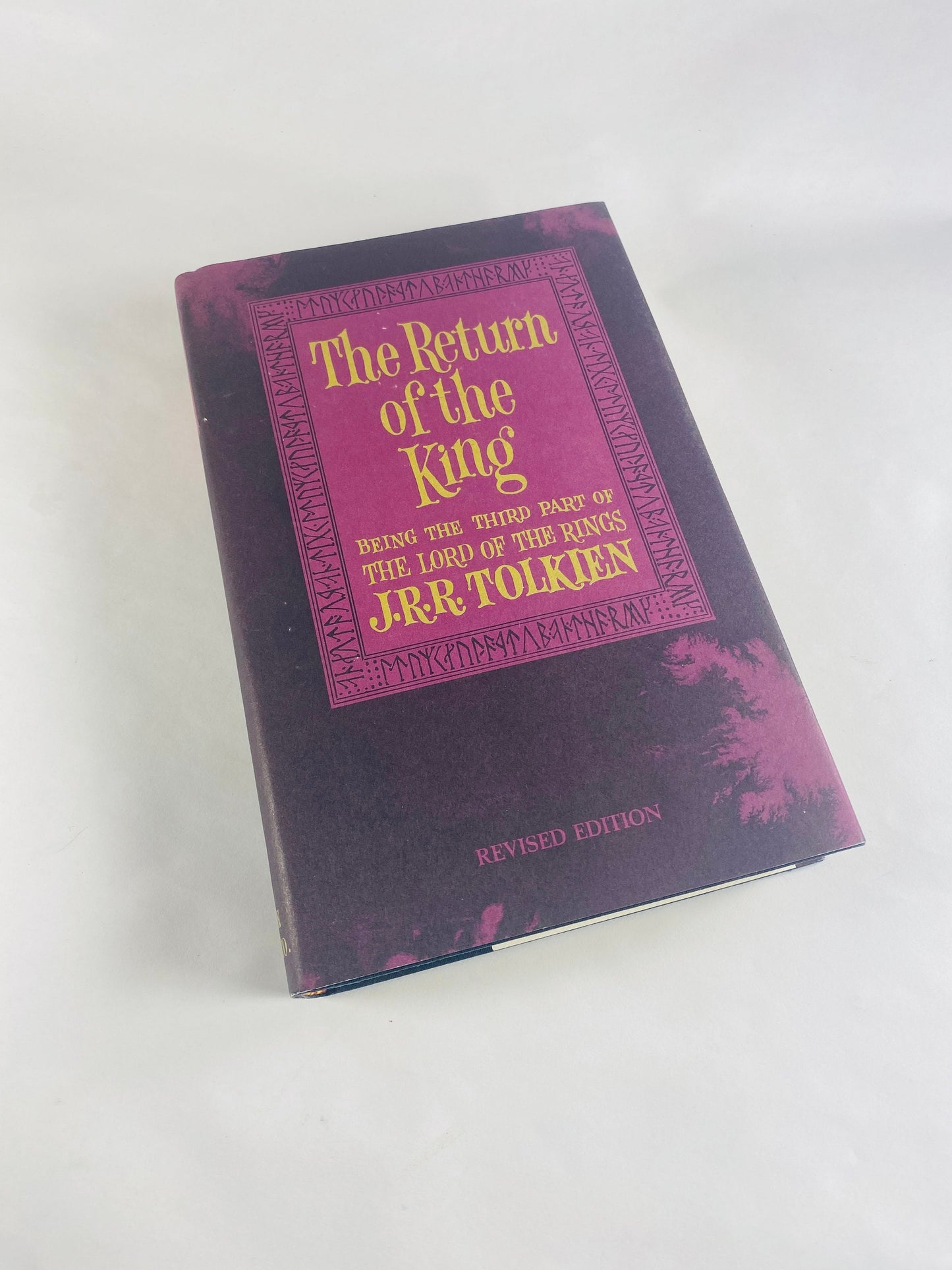 1967 JRR Tolkien Return of the King Lord of the Rings vintage Black SECOND Edition book Lord of the Rings Trilogy HMCO Two Towers