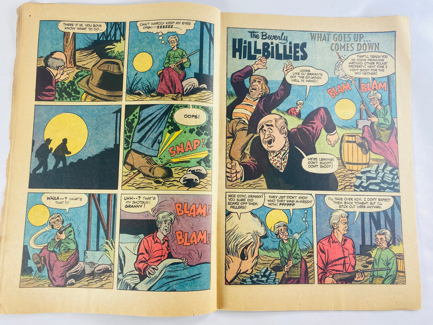 Beverly HillBillies comic book circa 1966 No 12 March Silver Age Dell advertising retro collectible gift 1960s Father's Day gift