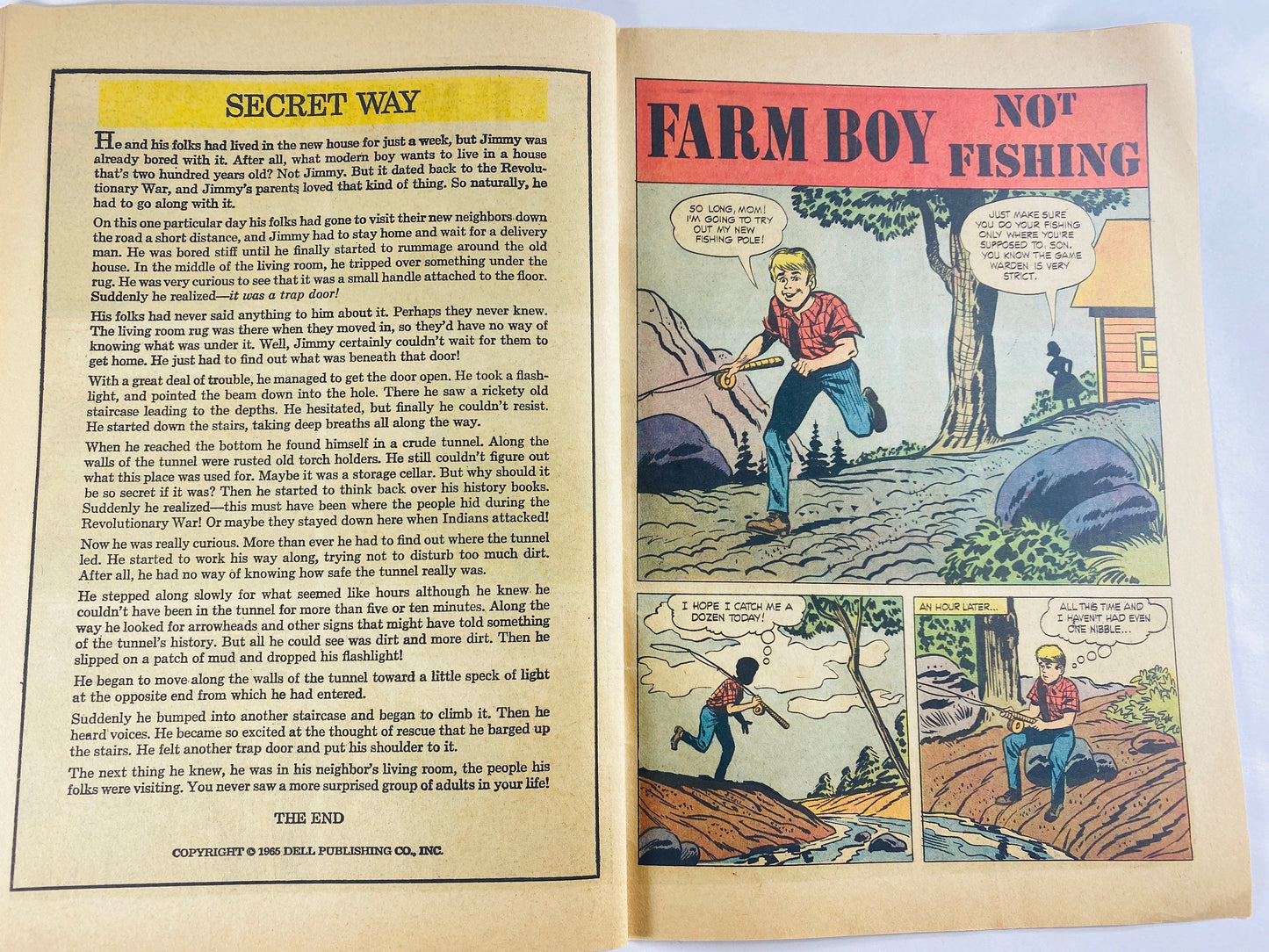 Beverly HillBillies comic book circa 1966 No 12 March Silver Age Dell advertising retro collectible gift 1960s Father's Day gift