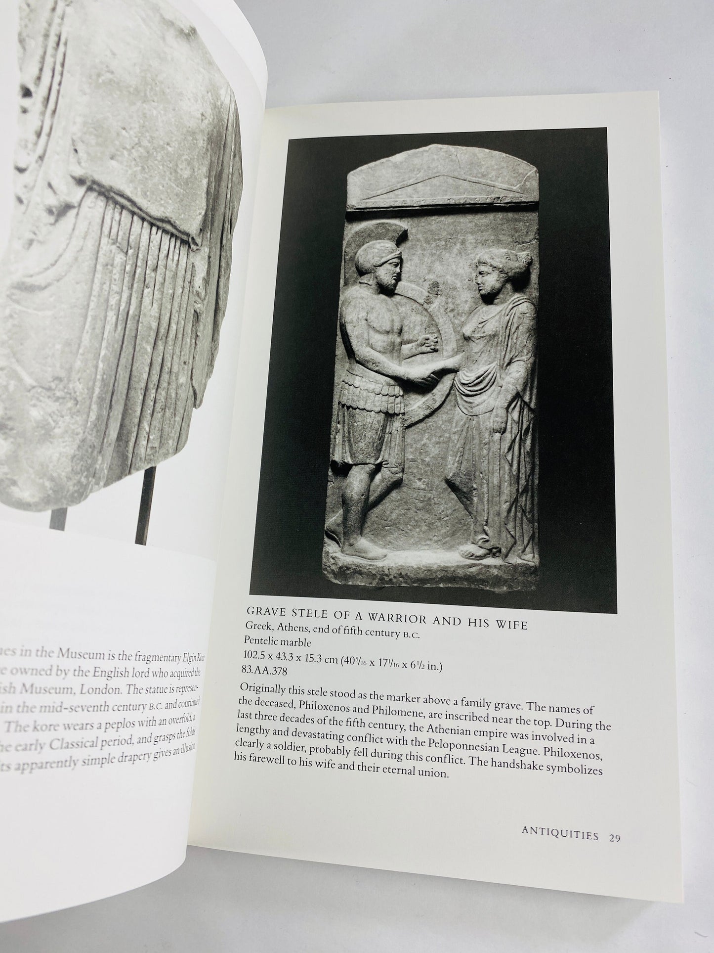 J Paul Getty Art Museum Malibu vintage paperback book featuring significant art painting sculpture architecture design photography handbook