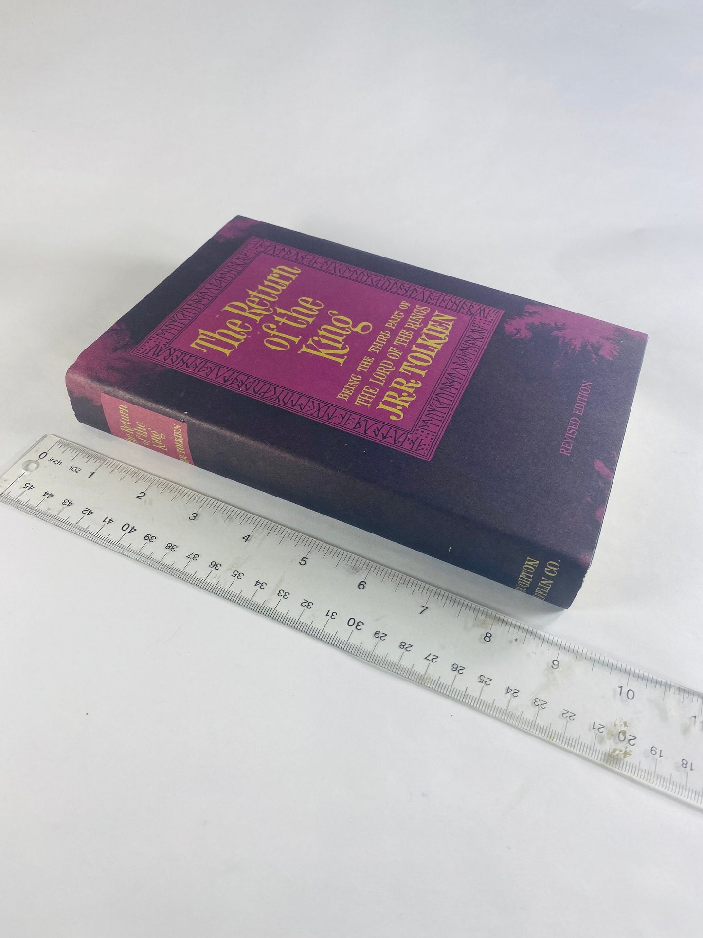 1967 JRR Tolkien Return of the King Lord of the Rings vintage Black SECOND Edition book Lord of the Rings Trilogy HMCO Two Towers
