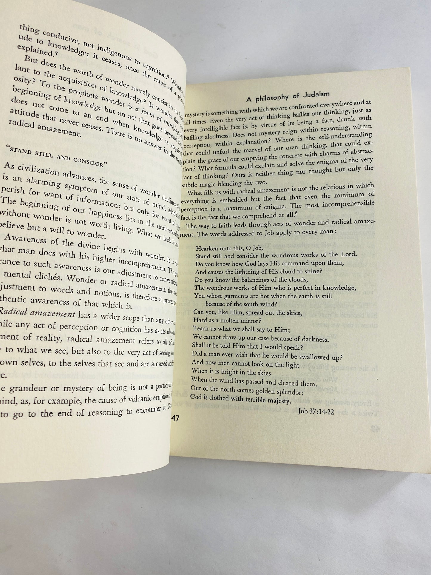 1959 God in Search of Man by Abraham Joshua Heschel vintage paperback book Human Existence Jewish philosopher moral teachings modern Judaism