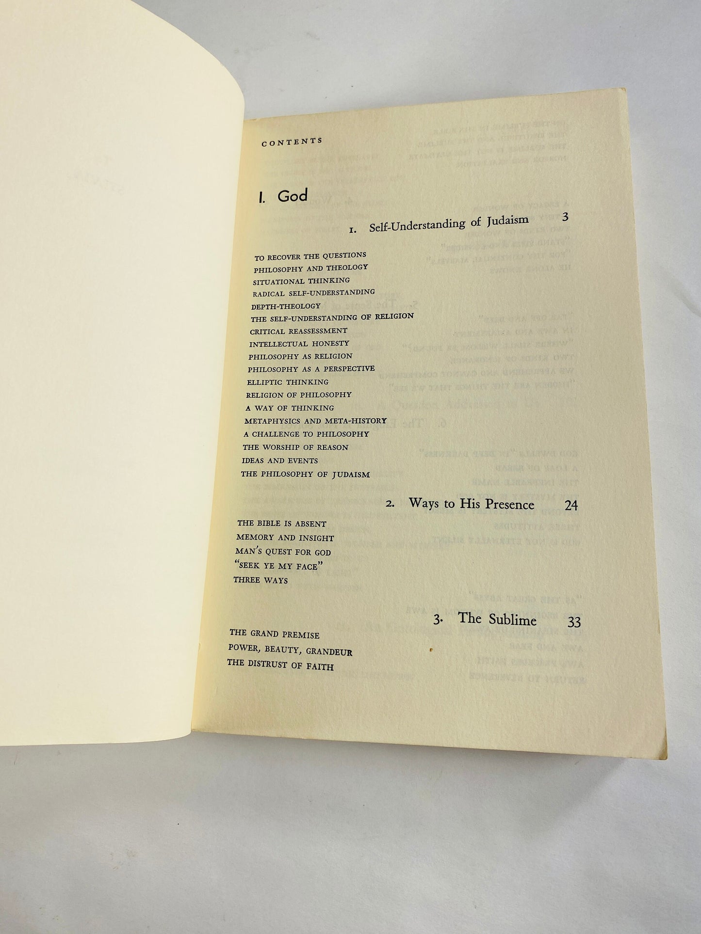 1959 God in Search of Man by Abraham Joshua Heschel vintage paperback book Human Existence Jewish philosopher moral teachings modern Judaism
