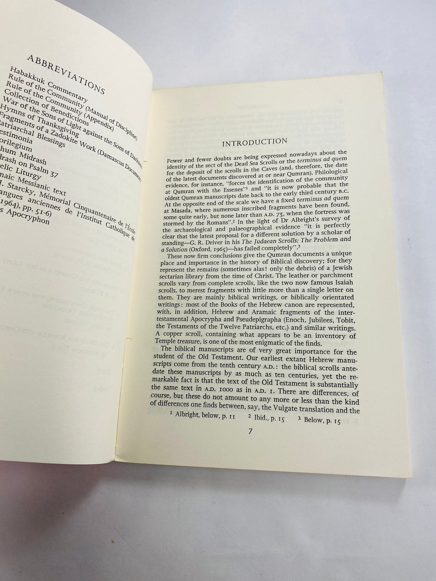 Scrolls and Christianity vintage Dead Sea Scrolls paperback book by SPCK Theological Collections circa 1969