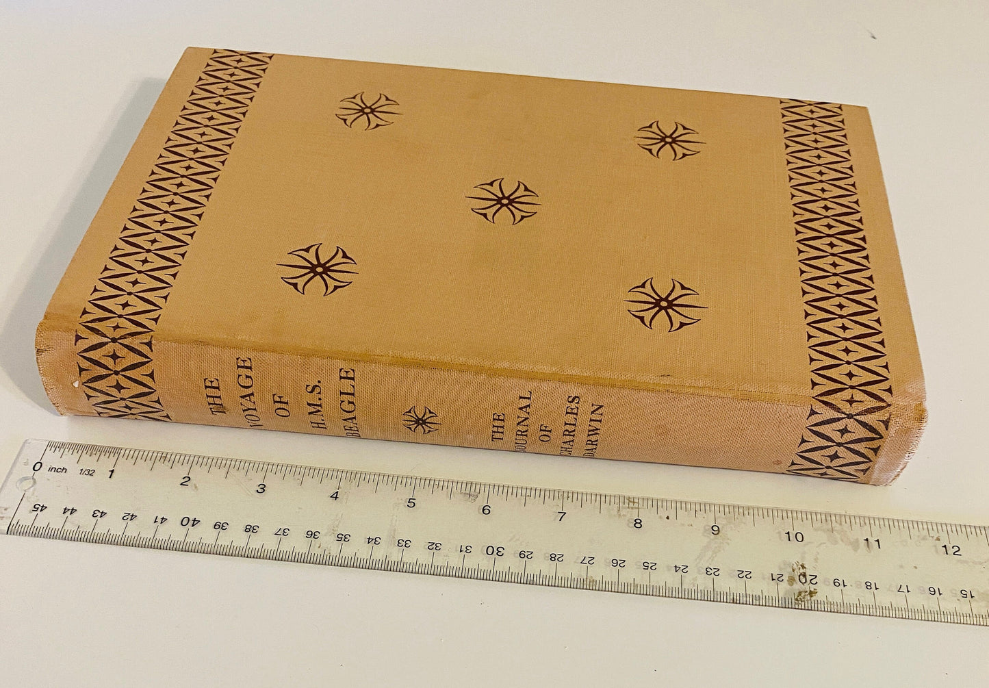Heritage Press vintage book Charles Darwin's Journal of Researches Voyage of HMS Beagle LARGE vintage book circa 1957 outdoors nature gift