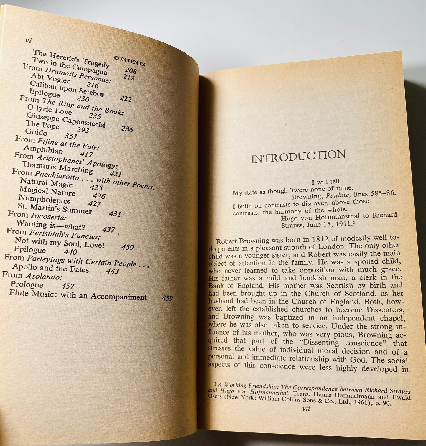 Poetry of Robert Browning Vintage Signet paperback book circa 1966 Poems, book gift.