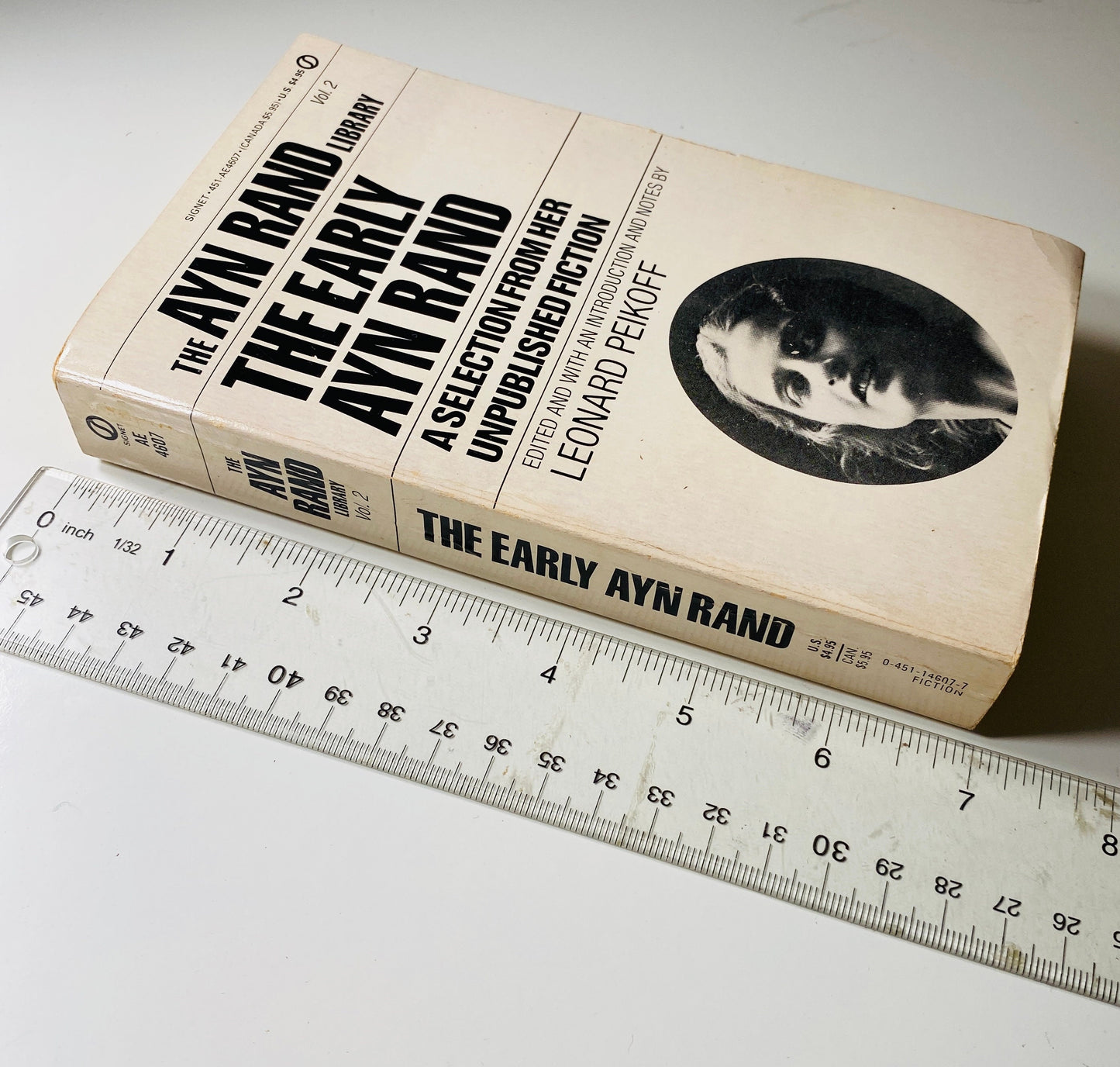 Early Writings of Ayn Rand EARLY PRINTING vintage Signet paperback book circa 1986 Objectivism novel by the author of Atlas Shrugged