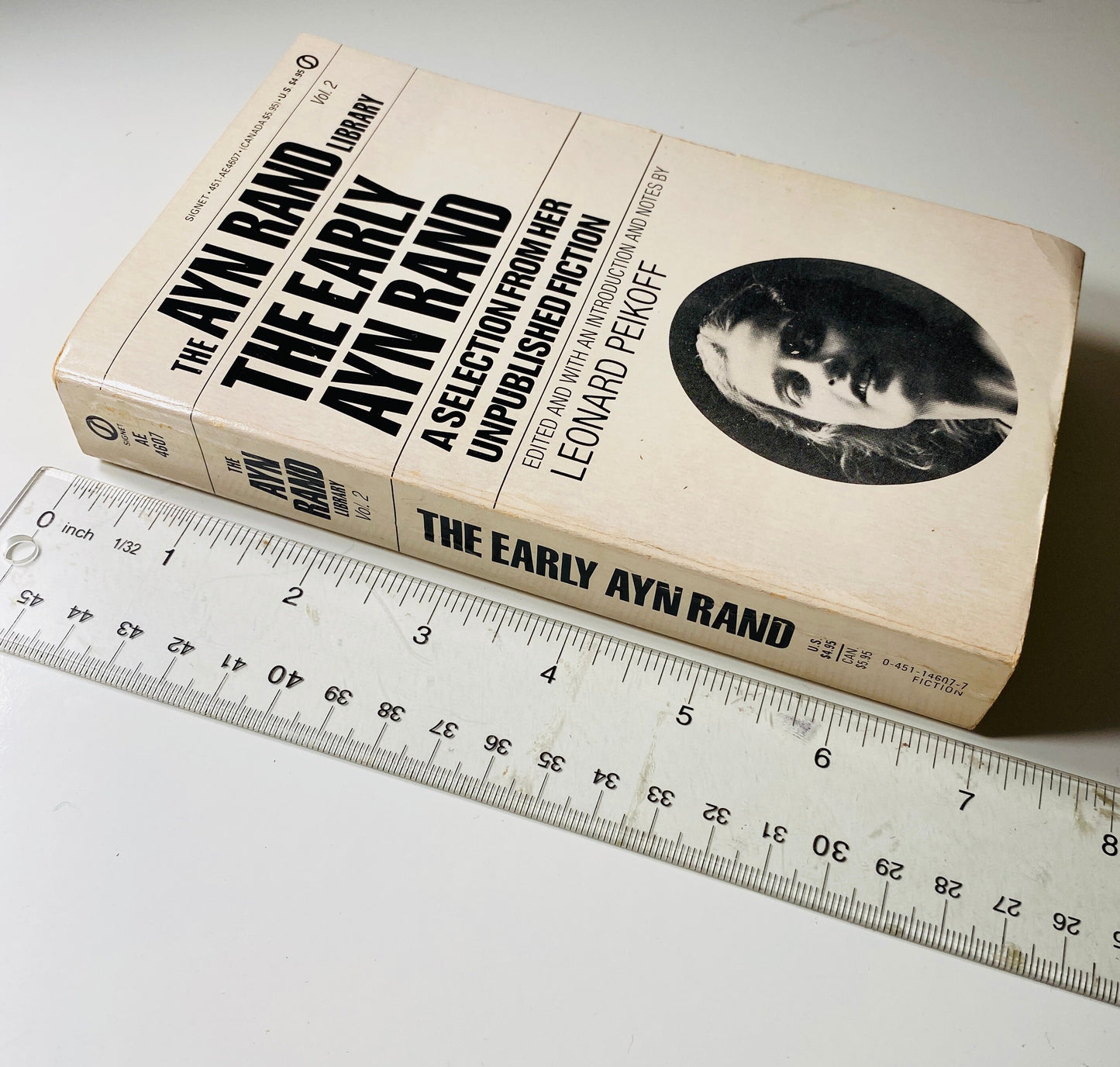 Early Writings of Ayn Rand EARLY PRINTING vintage Signet paperback book circa 1986 Objectivism novel by the author of Atlas Shrugged