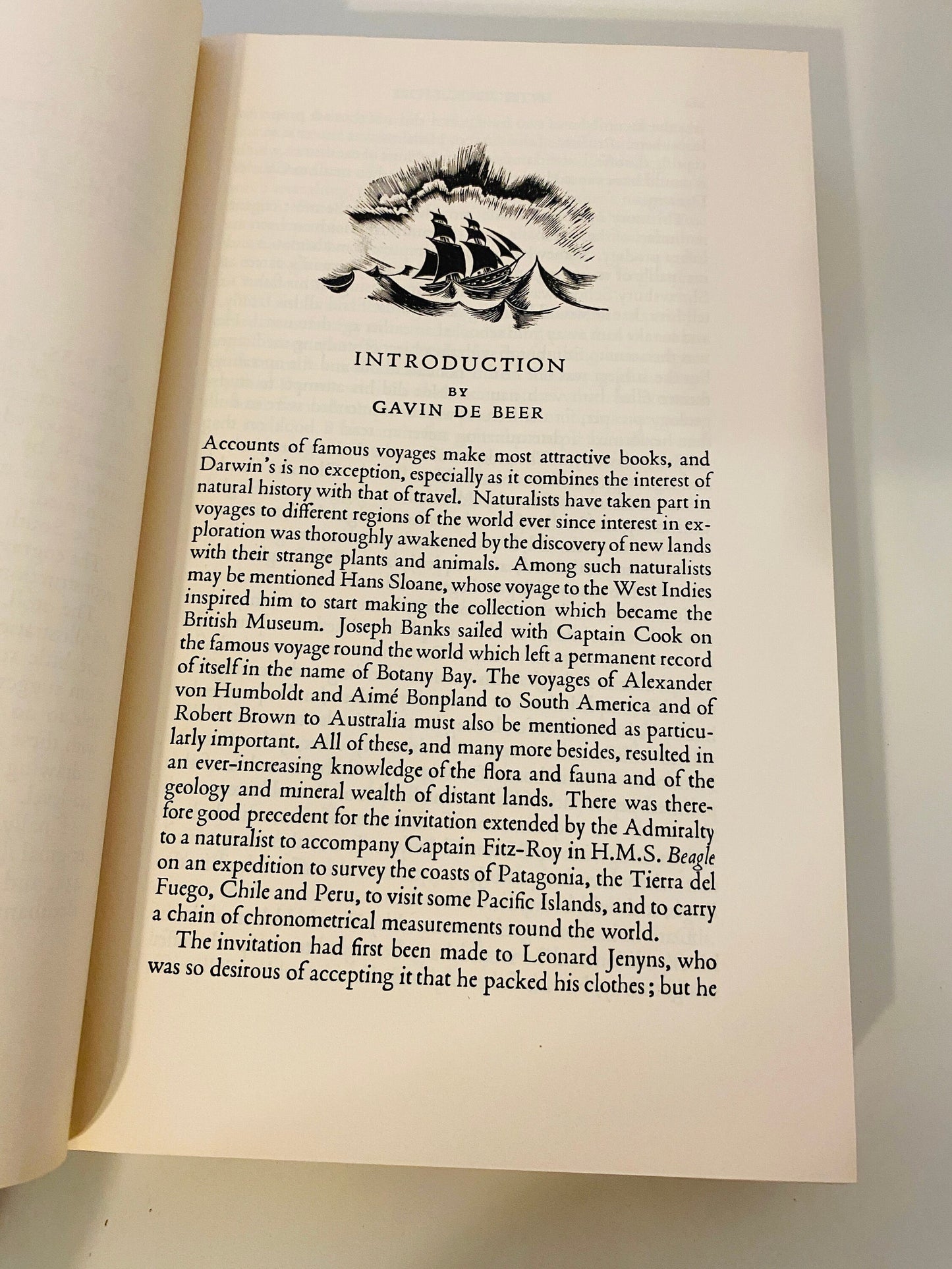 Heritage Press vintage book Charles Darwin's Journal of Researches Voyage of HMS Beagle LARGE vintage book circa 1957 outdoors nature gift