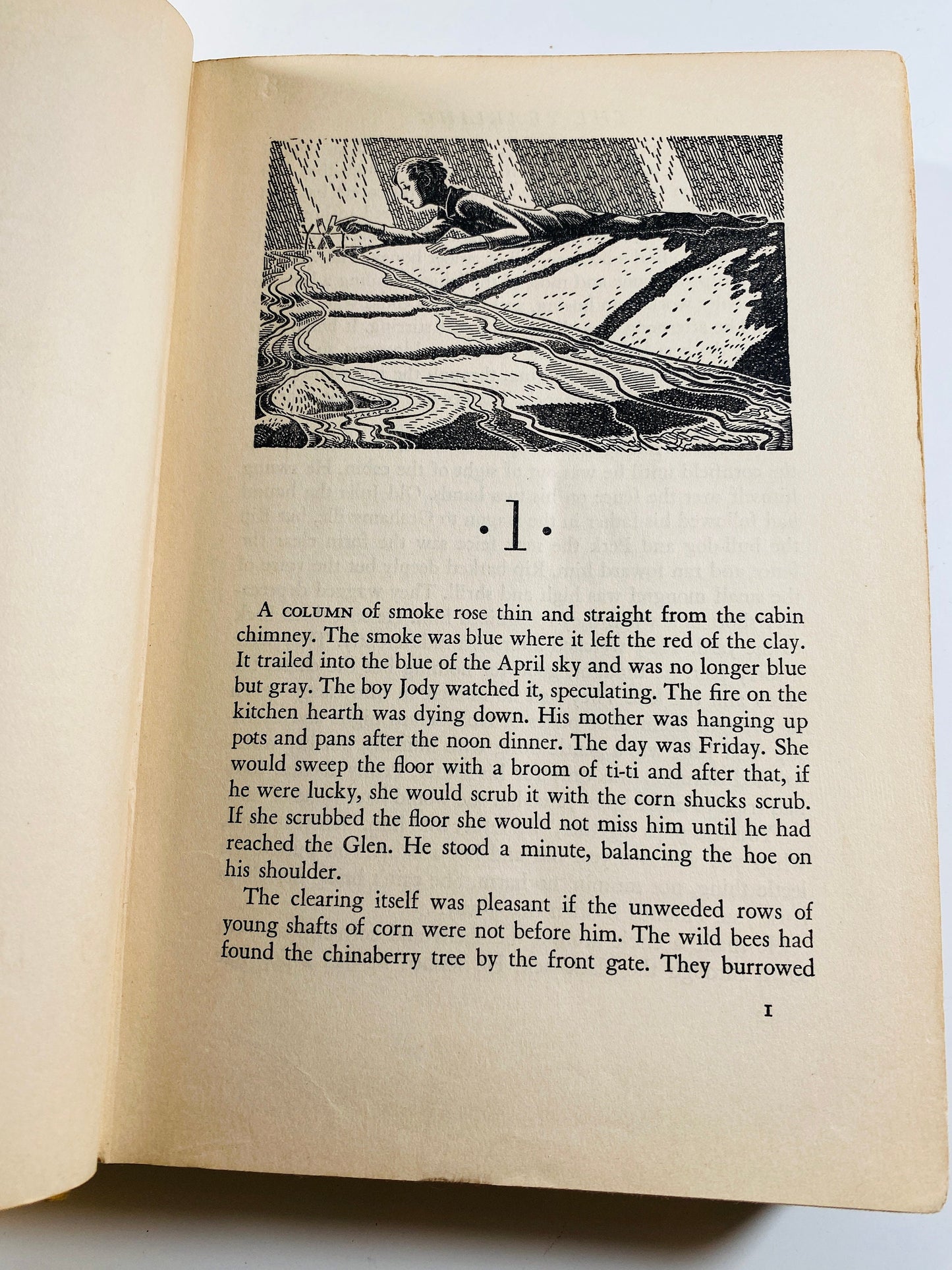 The Yearling FIRST EDITION Vintage Marjorie Kennan Rawlings book circa 1938. Pulitzer Prize Iconic novel set about fawn in northern Florida